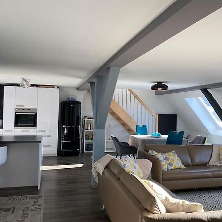 Loft Wohnung Mit Toller Aussicht Messstetten Kültér fotó
